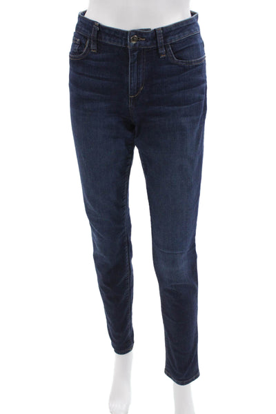 Joes Womens Dark Blue Mid Rise Skinny Jeans Size 30