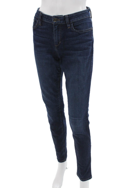 Joes Womens Dark Blue Mid Rise Skinny Jeans Size 30