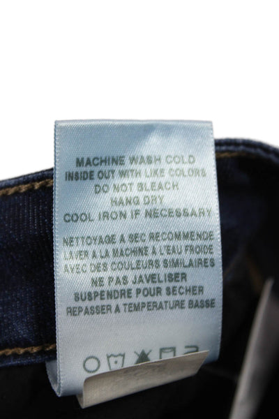 Joes Womens Ankle Skinny Jeans Dark Blue Mid Rise Button 29in Size 30