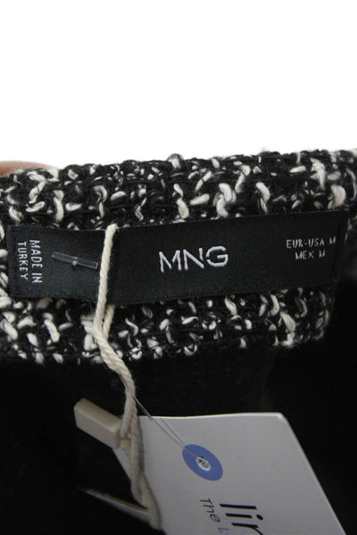 MNG Women A-Line Mini Skirt Black Short Size M