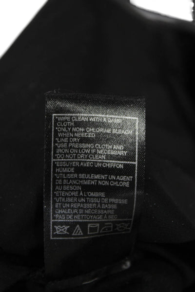 Steve Madden Women 90s Black Pants Polyurethane Size XS
