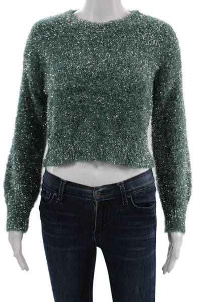 Maeve Anthropologie Unisex Pullover Sweater Green Long Sleeve Size 2XS