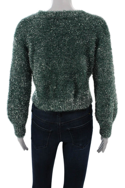 Maeve Anthropologie Unisex Pullover Sweater Green Long Sleeve Size 2XS