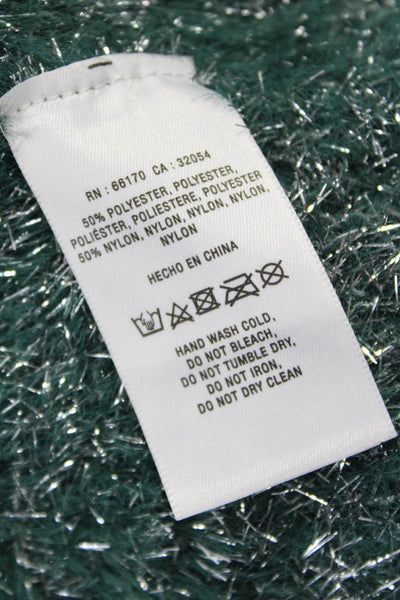 Maeve Anthropologie Unisex Pullover Sweater Green Long Sleeve Size 2XS