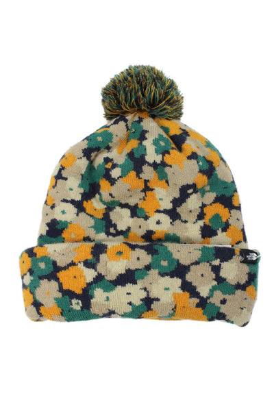 The North Face Women's Pom-Pom Multicolor Beanie Hat One Size