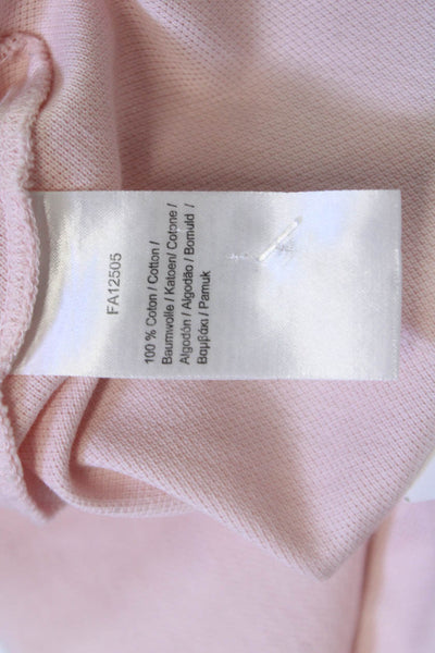 Lacoste Mens Short Sleeves Classic Fit Polo Shirt Pink Size Extra Large