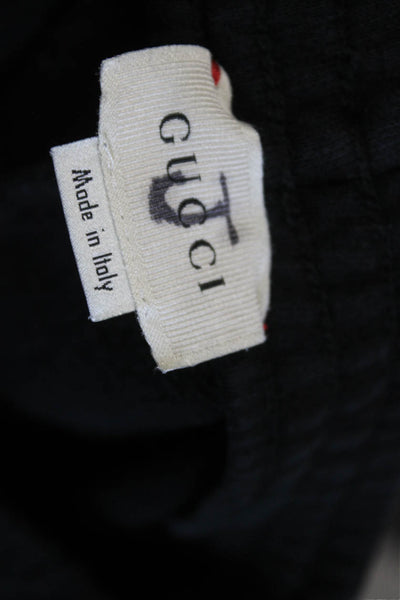 Gucci Childrens Boys Pull On Sweatpants Black Cotton Size 4