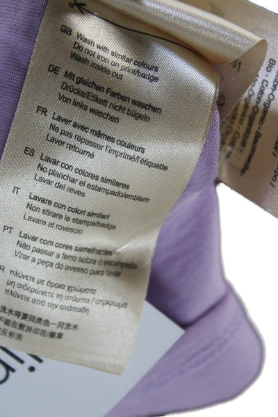 Scotch & Soda Childrens Girls Short Sleeves Tee Shirt Lavender Size 12