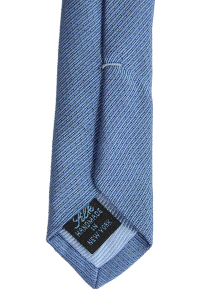 Lambertson Truex Mens Silk Wide Necktie Sky Blue