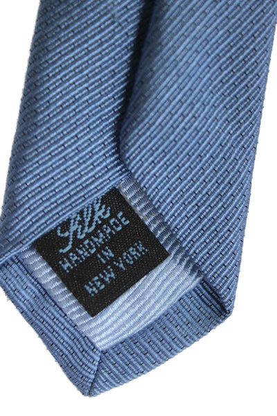 Lambertson Truex Mens Silk Wide Necktie Sky Blue