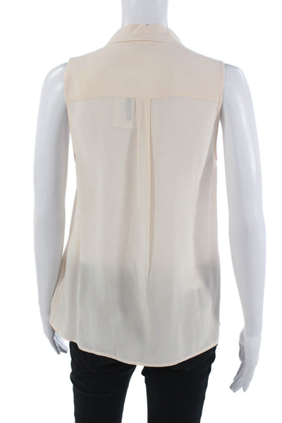 AG Adriano Goldschmied Womens Sleeveless Cotton Button Up Blouse Size XS