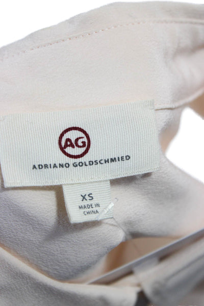 AG Adriano Goldschmied Womens Sleeveless Cotton Button Up Blouse Size XS
