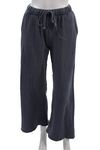Katie J Unisex Dark Gray Drawstring Sweatpants 70% Cotton 30% Polyester Size M