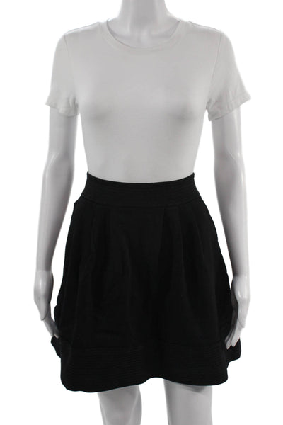 Marc By Marc Jacobs Women A-Line Skater Mini Skirt Black Size S