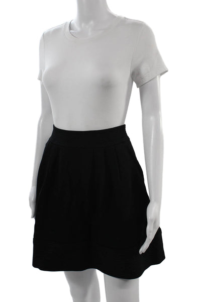 Marc By Marc Jacobs Women A-Line Skater Mini Skirt Black Size S