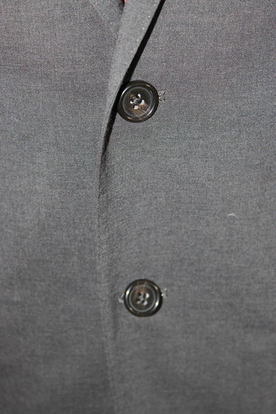 Lauren Ralph Lauren Mens Dark Gray 100% Wool Suit Jacket Size 40