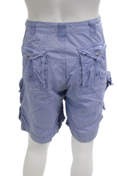 Polo Ralph Lauren Mens Cargo Shorts Light Blue 100% Cotton Size 34
