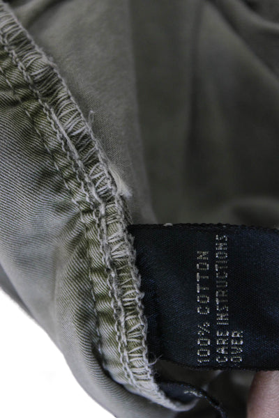 Polo Ralph Lauren Mens Cargo Shorts Gray Cotton Size 33