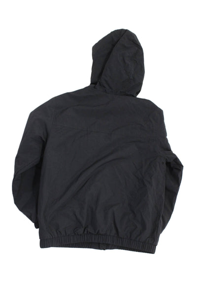 Zara Childrens Boys Full Zipper Hooded Rain Jacket Grey Size 13-14