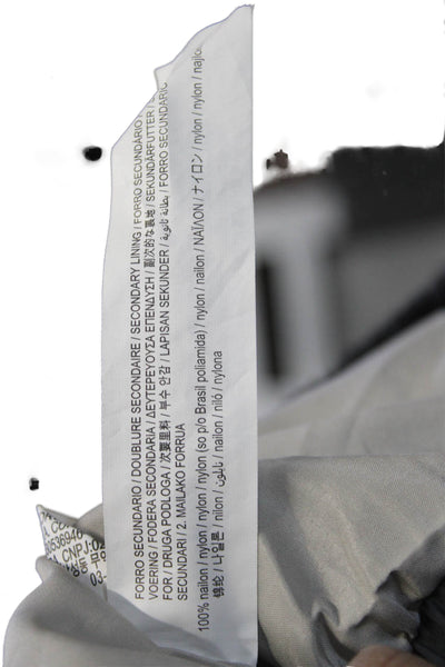 Zara Childrens Boys Full Zipper Hooded Rain Jacket Grey Size 13-14