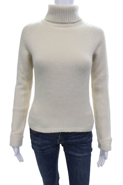 French Connection Unisex Beige Turtleneck Pullover Sweater Size S