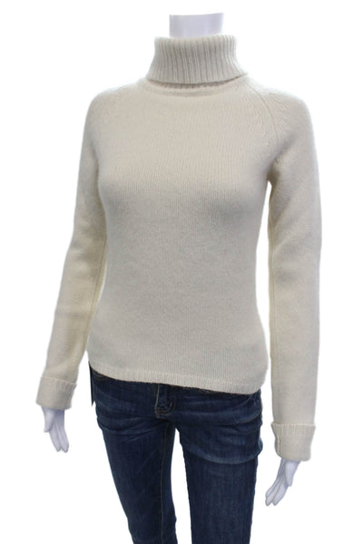 French Connection Unisex Beige Turtleneck Pullover Sweater Size S