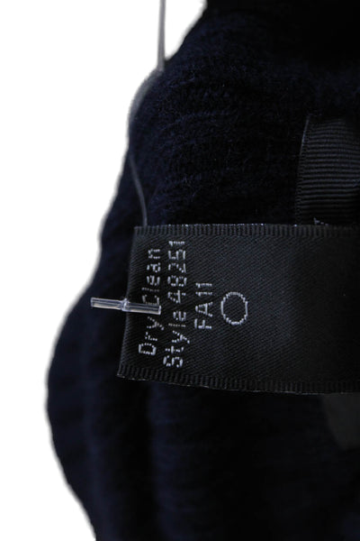 J Crew Collection Unisex Dark Blue Turtleneck Pullover 80% Cotton Size XS