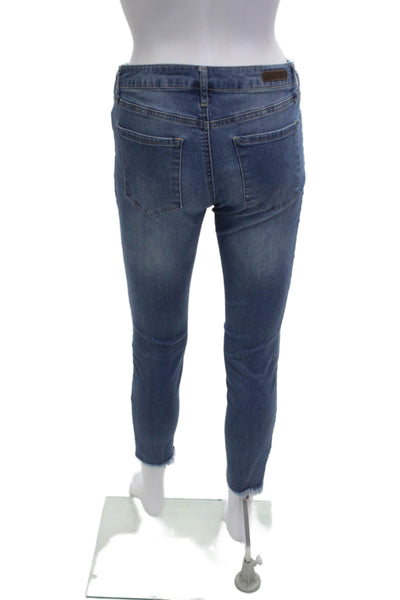 Articles of Society Women Ankle Skinny Jeans Blue Mid-Rise Size 28