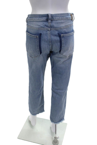 Hidden Jeans Women Boyfriend Cropped High Waist Blue Jeans Size 29