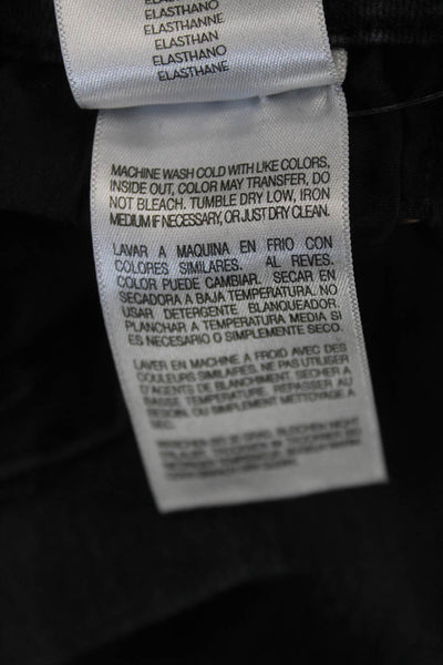 Mother Women Skinny Black High Waist Button Jeans Size 28