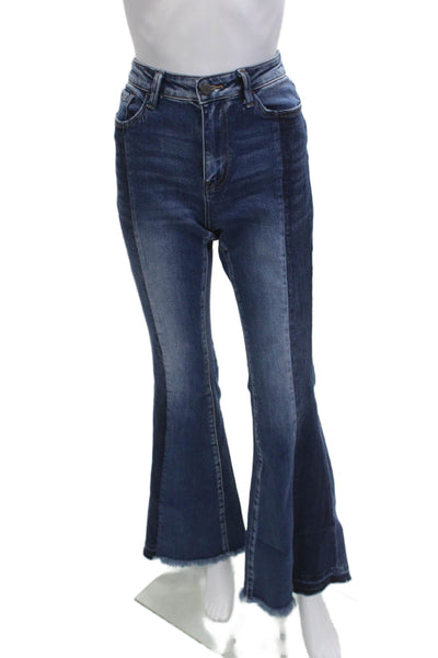 Vervet Womens Bootcut High Waist Blue Jeans 32in Inseam Size 28