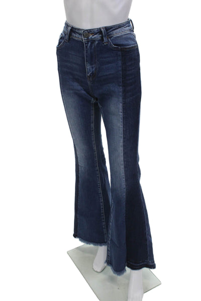 Vervet Womens Bootcut High Waist Blue Jeans 32in Inseam Size 28