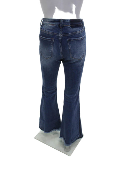 Vervet Womens Bootcut High Waist Blue Jeans 32in Inseam Size 28
