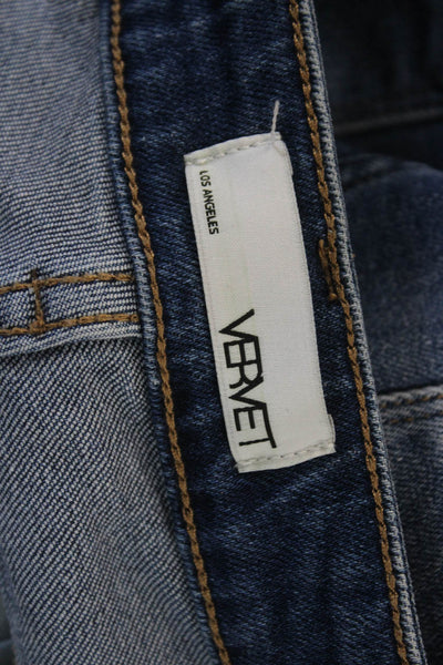 Vervet Womens Bootcut High Waist Blue Jeans 32in Inseam Size 28