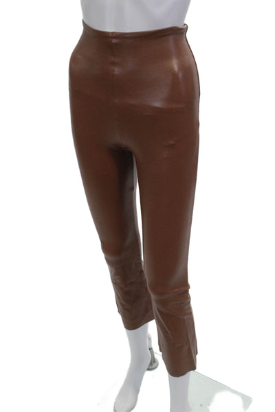 Commando Womens Brown Cropped Pants Size XS