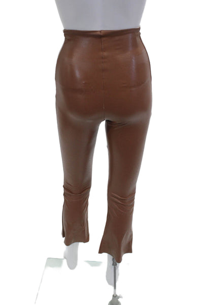 Commando Womens Brown Cropped Pants Size XS
