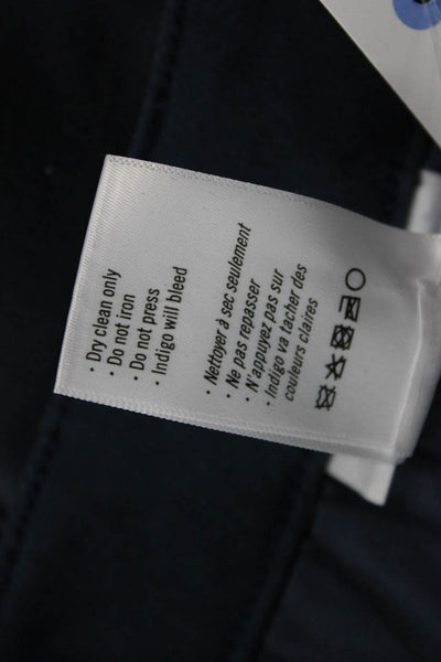 Paige Womens Black Ankle Jegging Button Size 28