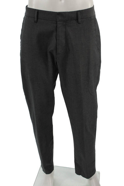Bonobos Men Dress Pants Dark Gray 97% Cotton 3% Spandex Size 32