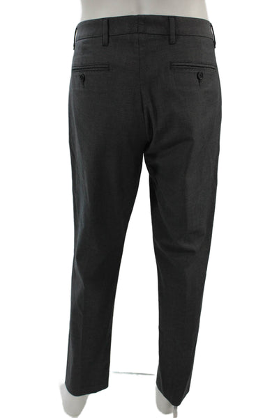 Bonobos Men Dress Pants Dark Gray 97% Cotton 3% Spandex Size 32