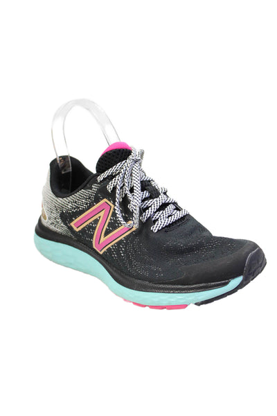 New Balance Womens Fresh Foam 680 Sneakers Black Multi Colored Size 5.5
