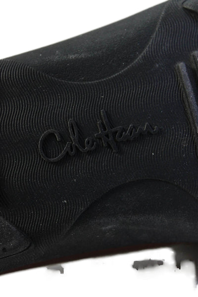 Cole Haan Mens Leather Tassel Detail Slip On Loafers Shoes Brown Size 10.5M