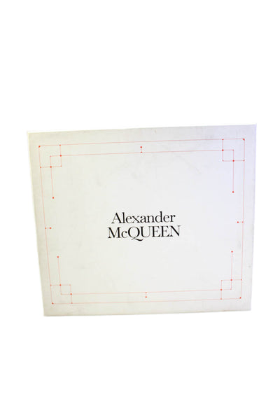 Alexander McQueen Womens Platform Lace Up Tread Ankle Boots Black Size 38.5 8.5