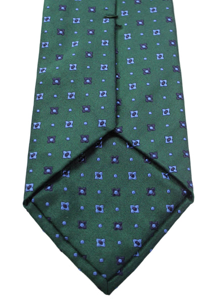 Giusto! Senza Regole Mens Silk Printed Classic Necktie Green