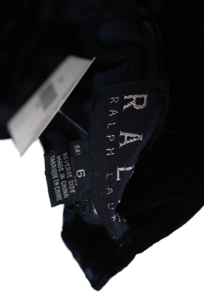 Ralph Ralph Lauren Women Black Dress Pants Rayon Viscose Size 6
