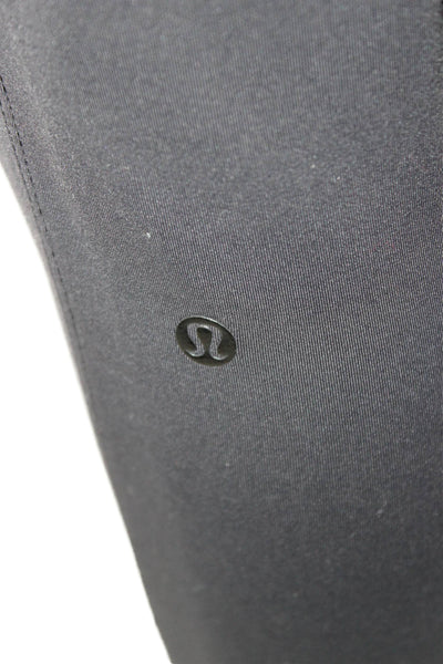 Lululemon Women Ankle Jogger Pants Black Drawstring Polyester Size 4