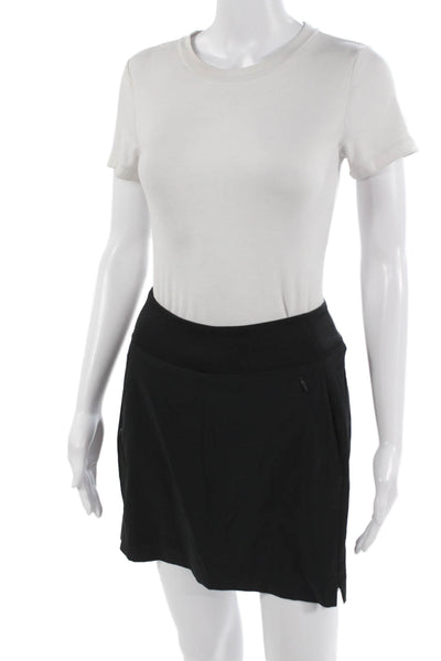 Athleta Women Black Mini Skort Size 0