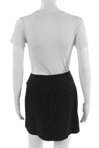 Athleta Women Black Mini Skort Size 0
