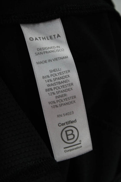 Athleta Women Black Mini Skort Size 0