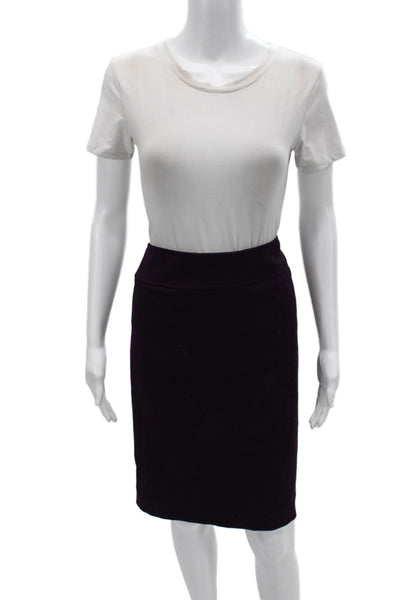 Tahari Women Straight Pencil Black Skirt Size 12