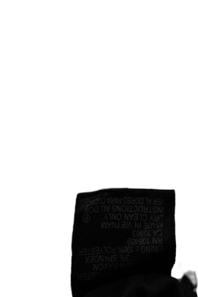 Tahari Women Straight Pencil Black Skirt Size 12